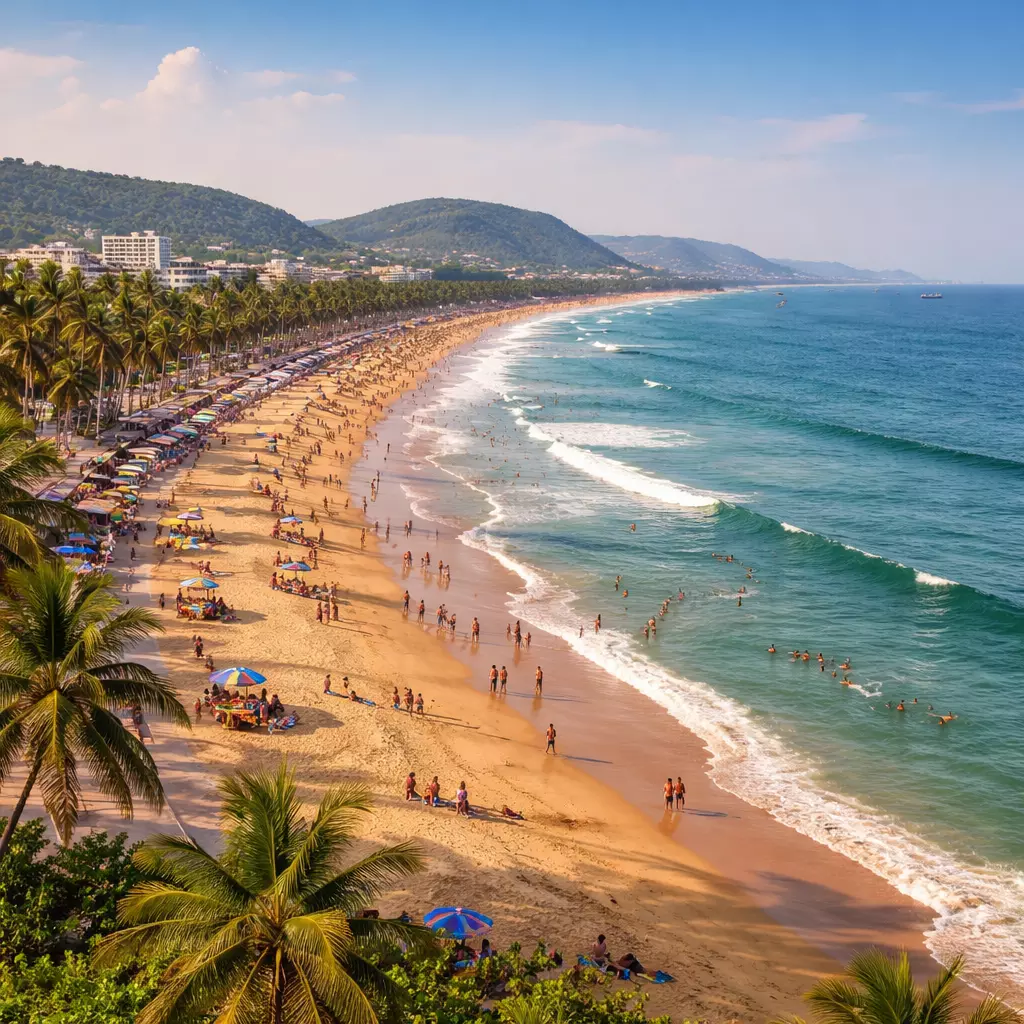 Ramakrishna (RK) Beach – 10 km Rushikonda